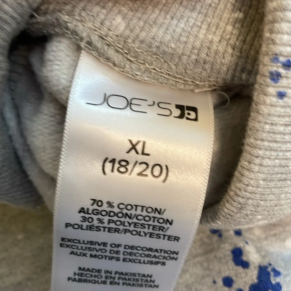 Fun Joe’s sweatpants boys Size XL. Paint splatter design.
